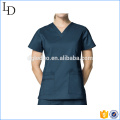 Customized cotton blend tunic medical uniform nurse top